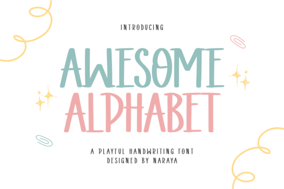 Awesome Alphabet: A Playful Font for Makers