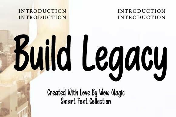 Build Legacy: Vintage Western Font