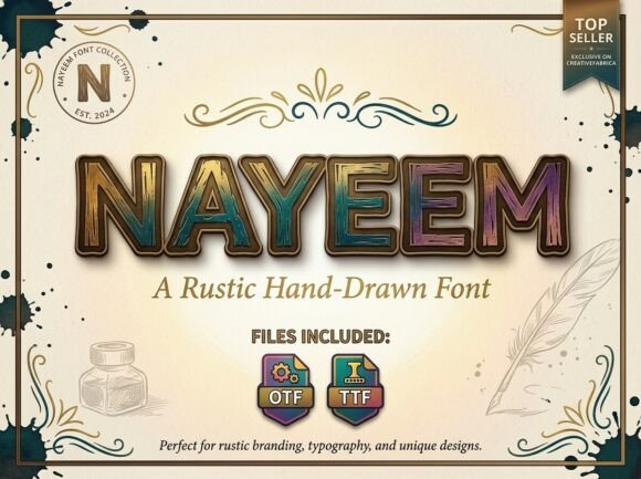 Carving Authenticity: Why Nayeem is the Definitive Choice for Rustic Typography
