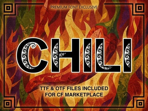 Chili: Turning Up the Heat with a Fiery Display Typeface