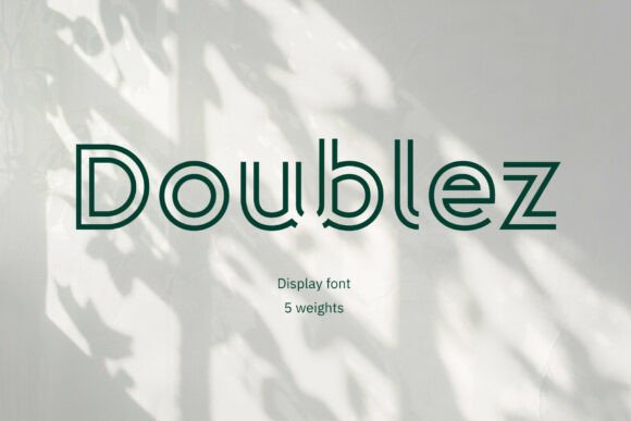 Doublez Font: Mastering Linear Precision in Modern Display Typography