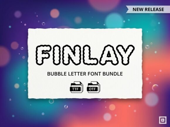 Finlay Font: Adding Playful Volume and Soft Charm to Creative Design