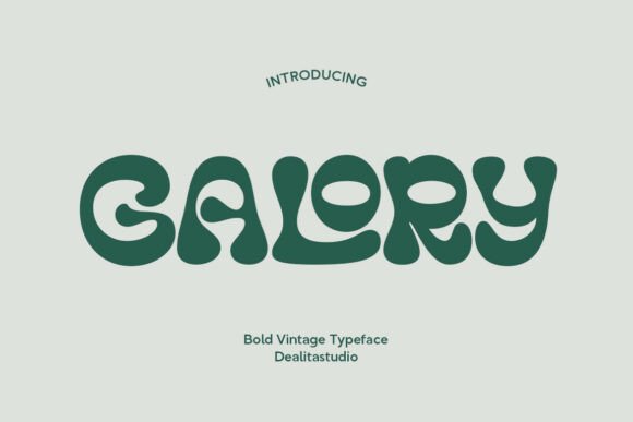 Galory Font: Bold Retro Typography for Modern Brands
