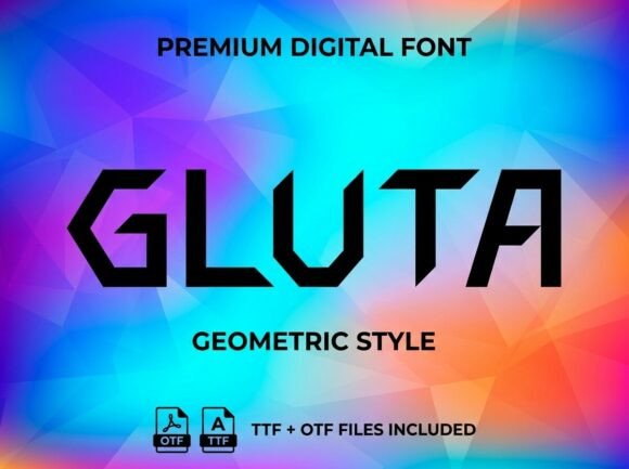 Gluta: Enter the Grid with a Razor-Sharp Digital Typeface
