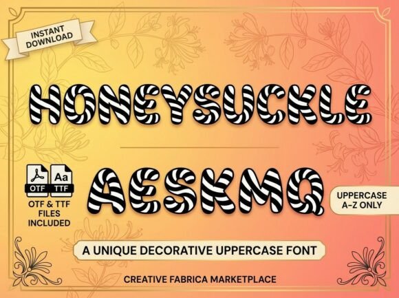 Honeysuckle: Using Playful Display Type Without Sacrificing Professionalism