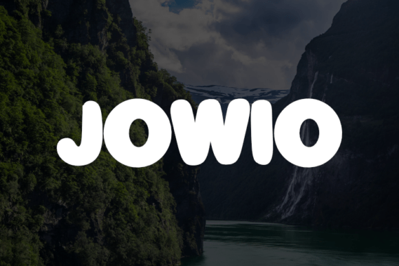 Jowio Typeface: Modern Elegance for Versatile Design
