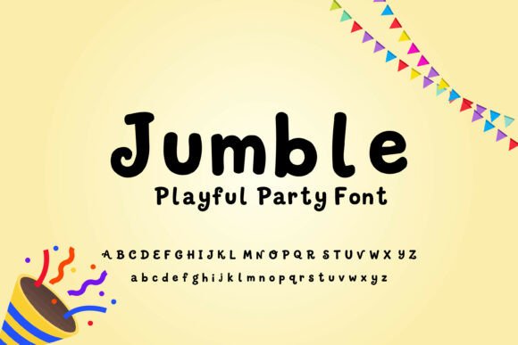 Jumble: Infusing Festive Energy into Visual Communication Through Playful Typography
