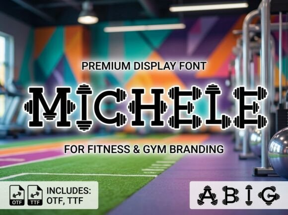 Michele Font: Bold Decorative Display Typography