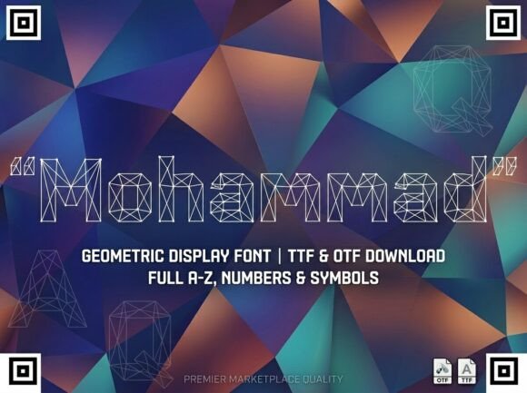 Mohammad: Elevating Visual Identity with Bold Decorative Typography