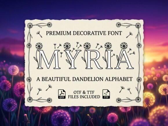 Myria: Integrating Botanical Whimsy into Professional Visual Identity