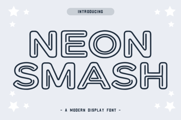 Neon Smash: Bold Typography for Vibrant Designs