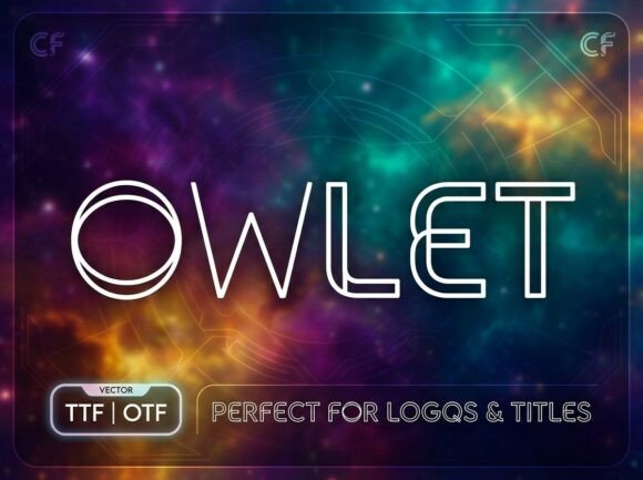 Owlet: Elevating Brand Identity with Bold Decorative Typography