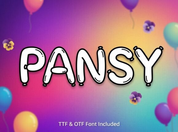 Pansy: A Practical Review of a Balloon-Inspired Display Typeface
