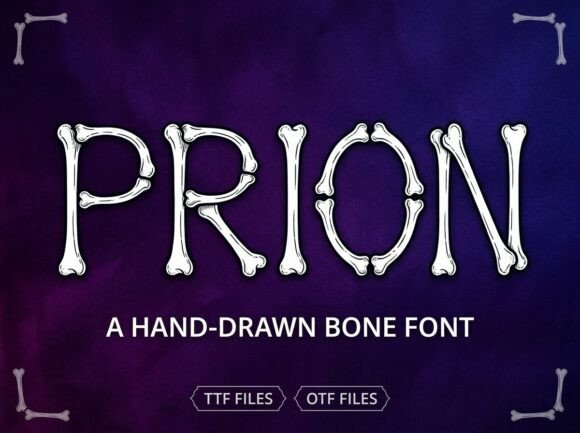 Prion Font: Bold Decorative Display Typography