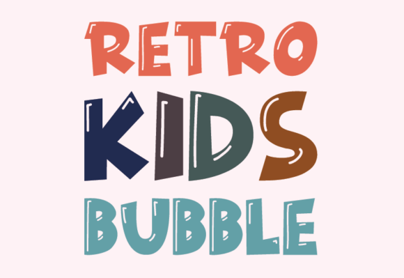 Retro Kids Bubble: Playful Typography for Youthful Designs