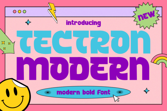 Tectron Modern: A Bold Display Font for Vibrant Design