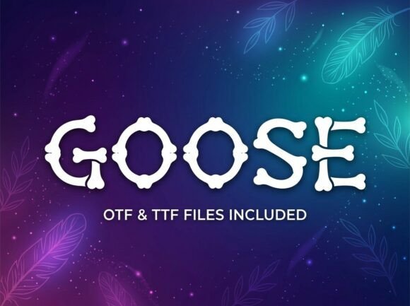 Unearthing Goose: The Anatomy of a Primitive-and-Playful Display Typeface
