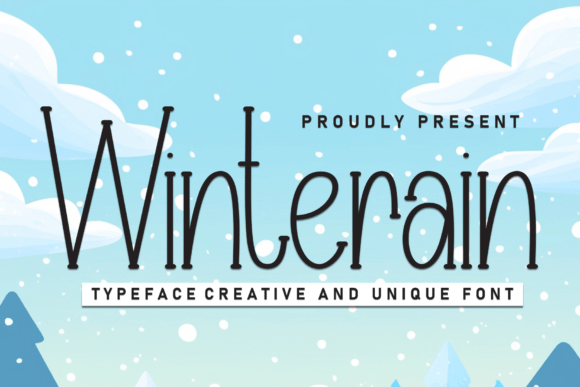 Winterain: Elevating Digital Intimacy Through Handcrafted Typography